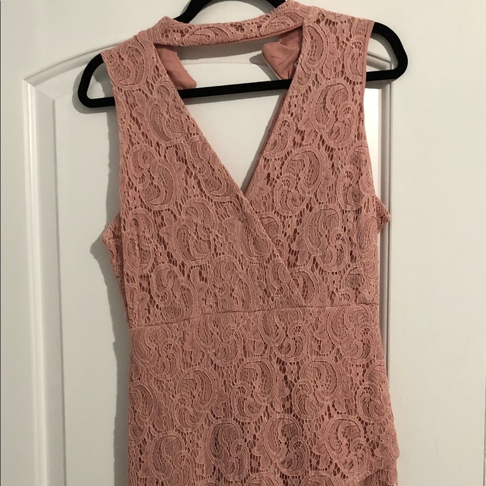 Pink Lace Dress